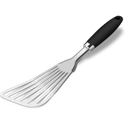 Spatule à poisson en acier inoxydable 304 avec poignée antidérapante