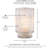 5'' H Glass Wall Votive Holder-1331039309