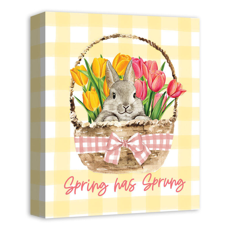 «Spring Has Sprung Basket» sur toile