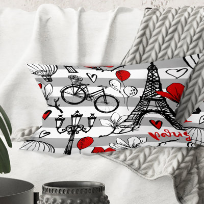 Coussin lombaire 1 cœur paris eiffel