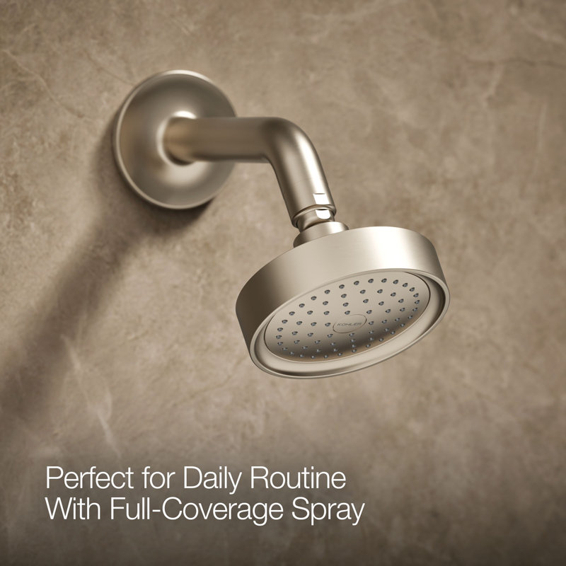 Purist® Pressure-Balancing Thermostatic Tub and Shower Faucet, Vibrant Brushed Bronze, Cross Handle, 2.5 GPM