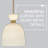 Tallulah Etched Opal Pendant Light -111598910
