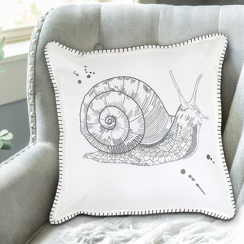 Striped Cotton Throw Pillow