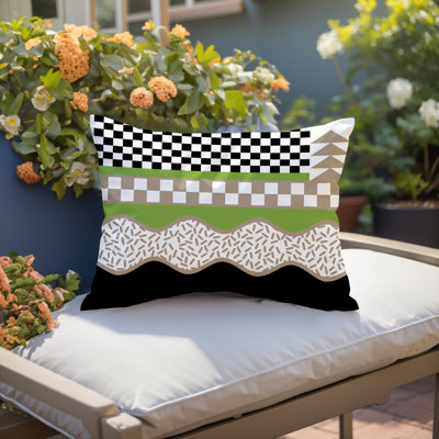 Coussin lombaire intérieur / extérieur Trix Abstract
