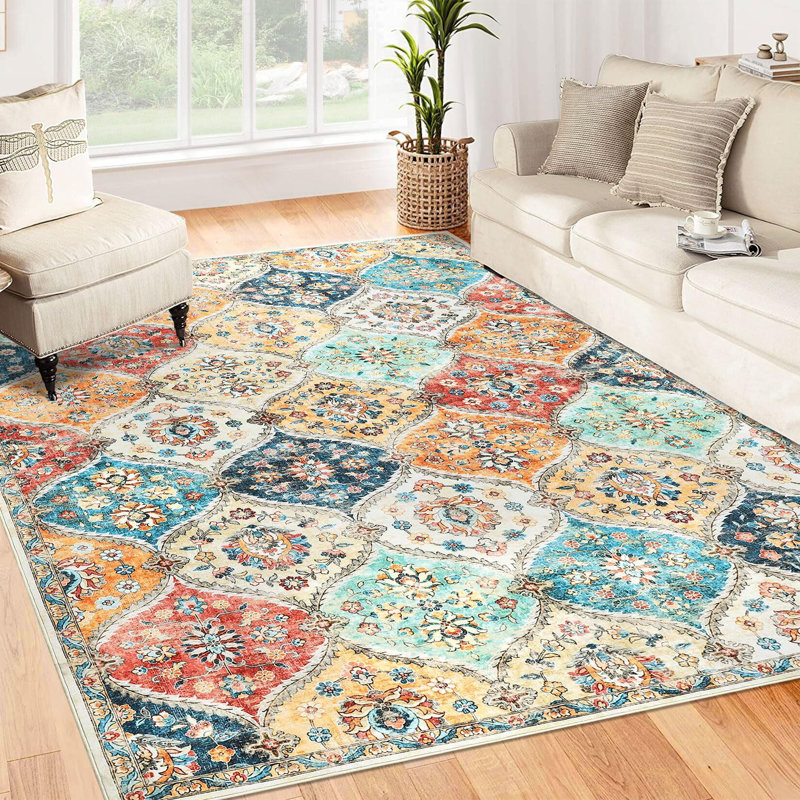Tapis lavable 10 x 13 pour salon