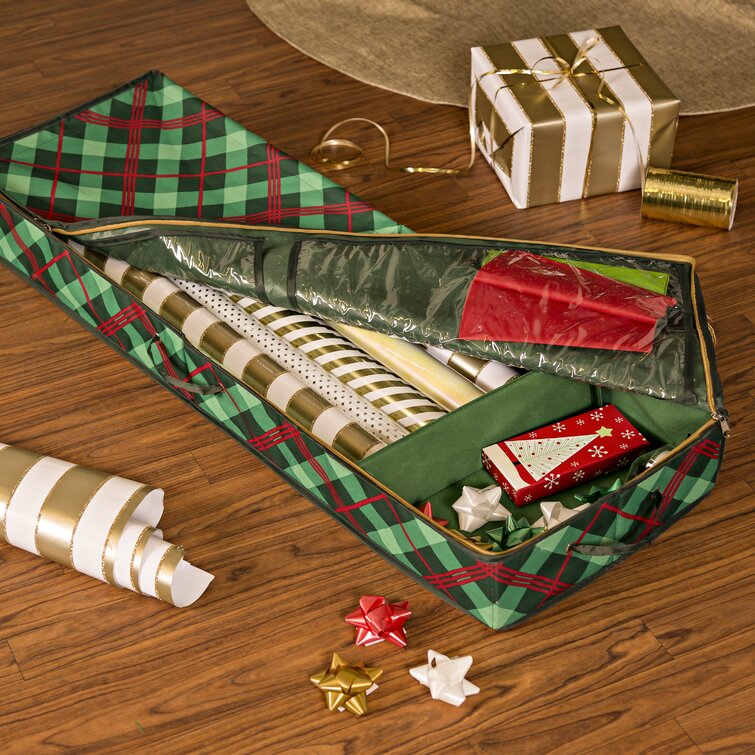 The Holiday Aisle® Over-the-Door Paper Organizer Gift Wrap Storage &  Reviews