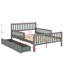 Wooden Platform Bed With Safety Guardrails-699782334-699782331