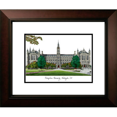 Cadre photo en alumnus de lithographie legacy ncaa georgetown hoyas