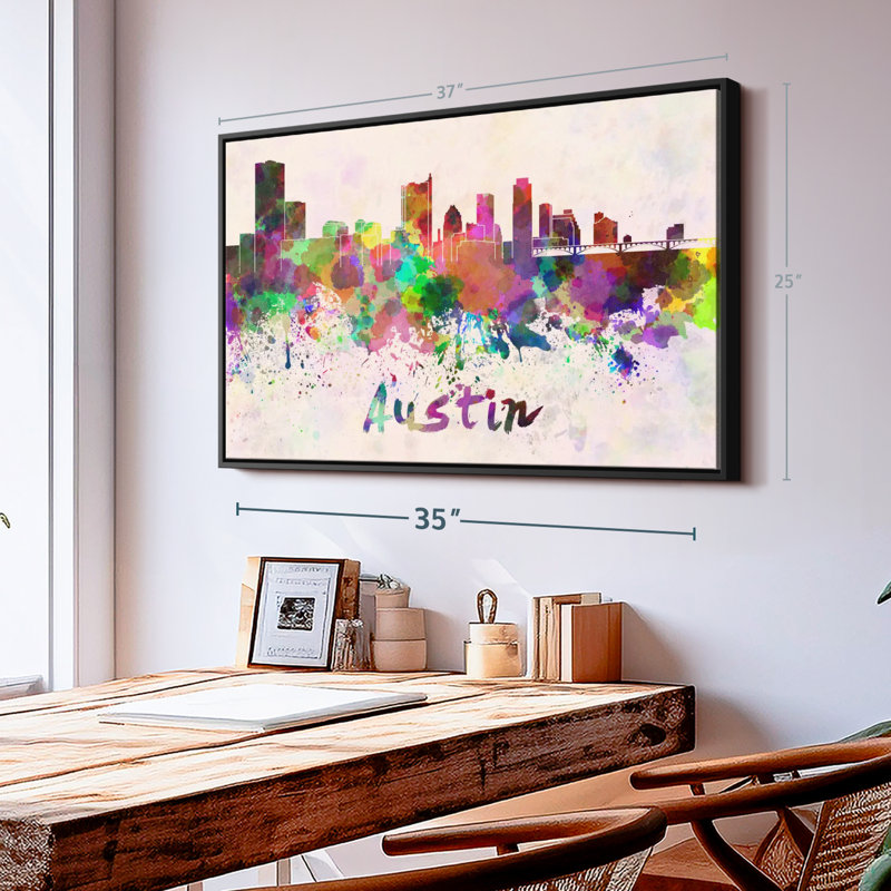 Austin Austin, impression sur toile, H 25 po x l 37 po