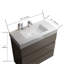 Meuble-lavabo élégant avec rangement spacieux et fonctionnalité silencieuse pour une salle de bain élégante et organisée.