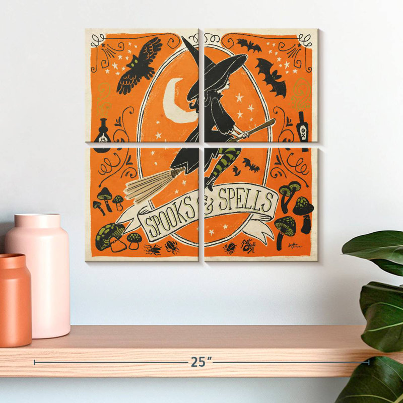 Lelend Stay Creepy I Orange, H 18 po x l 18 po