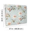 Grand papier peint floral perroquet tulipe-88929697