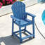 Chaise de bar d'extérieur Hdpe Adirondack-1621796760