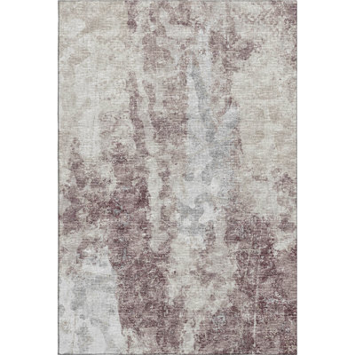 Premium Machine Washable Driessen AMF68 Plum Rug