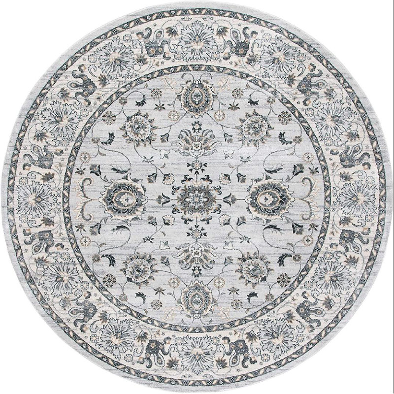 Aba Performance Oriental Rug, Round 6'7"