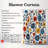 Circular Blooms - Premium Shower Curtain-1216458445