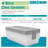 52 Qt Latched Underbed Storage Container 4-Pack