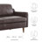 Modway Impart Mid-century Modern Top-grain Leather Sofa-123618051