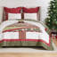Ensemble de courtepointe 2 pièces Greenland Home Fashions Christmas Tree Holiday 68 x 88 + 20 x 26-100247443