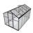 6X10 Ft Outdoor Polycarbonate Greenhouse Kit With Aluminum Frame, Walk-In Garden Green House With  Lockable Door & Adjustable Roof Vent, Backyard, Patio-123375654