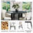 Round Wood Dining Table Chair Set-1351458994-1351458995