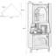 Armoire de coin en bois massif Cerise-1649973985