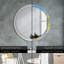 Huldar Glass Flat Wall Mirror