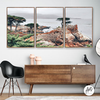 Monterey, California Travel Nature Wall Art Set of 3 Posters