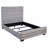 Grey Upholstered Queen Bed