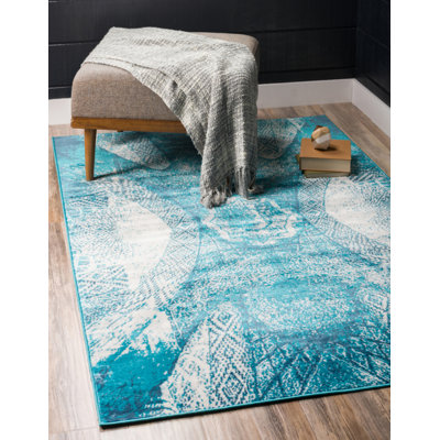 Tapis turquoise Affleck