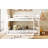 Full Over Full Bunk Bed With Ladder, White