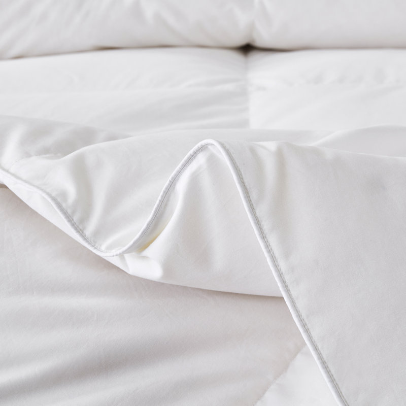 Tencel/Cotton Blend European Down Comforter - All Season, Full/Queen
