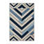 Tapis lavable rayé ivoire bleu marine-1604347359