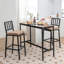 Nayman Upholstered Bar Stool with Iron Frame
