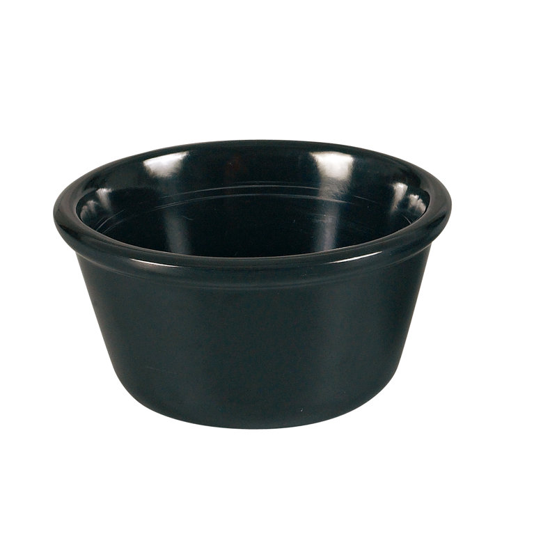 Yanco Melamine Condiment Server, Black