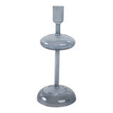 Sagebrook Home 11X4" Retro Bubble Taper Holder, Blue