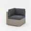 Yukon Rattan Corner Garden Set