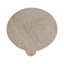 Belliso Large Rounded Marble Table, Brown