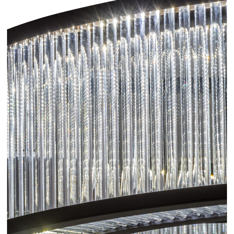 Marquee 5 - Light LED Chandelier, Black