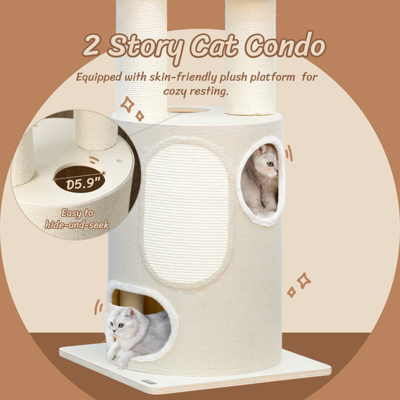 73" Edgerin Tower Cat Tree