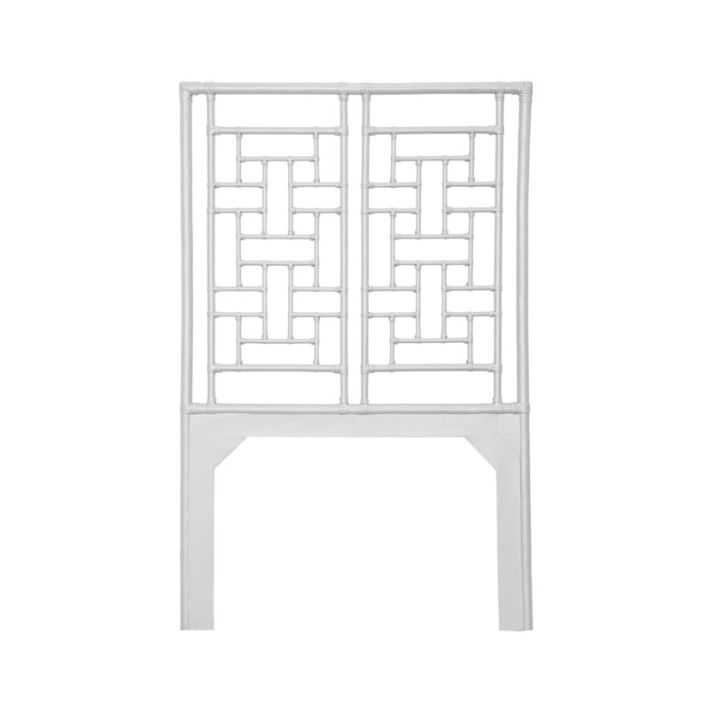 Ohana Low Profile Standard Bed, Twin, White