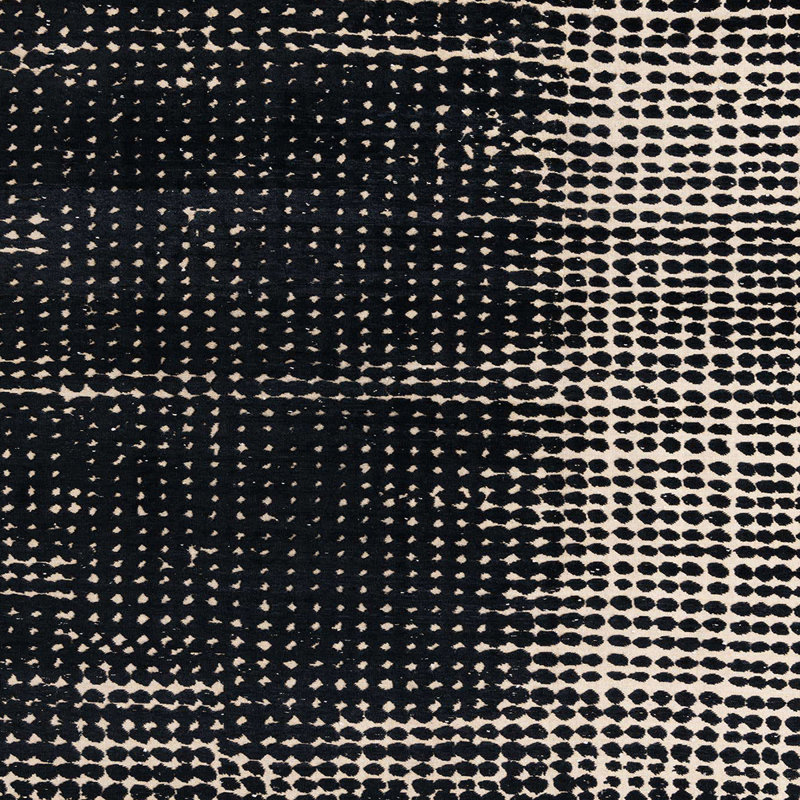 Tapis abstrait moderne 4393, Carré 6 pi