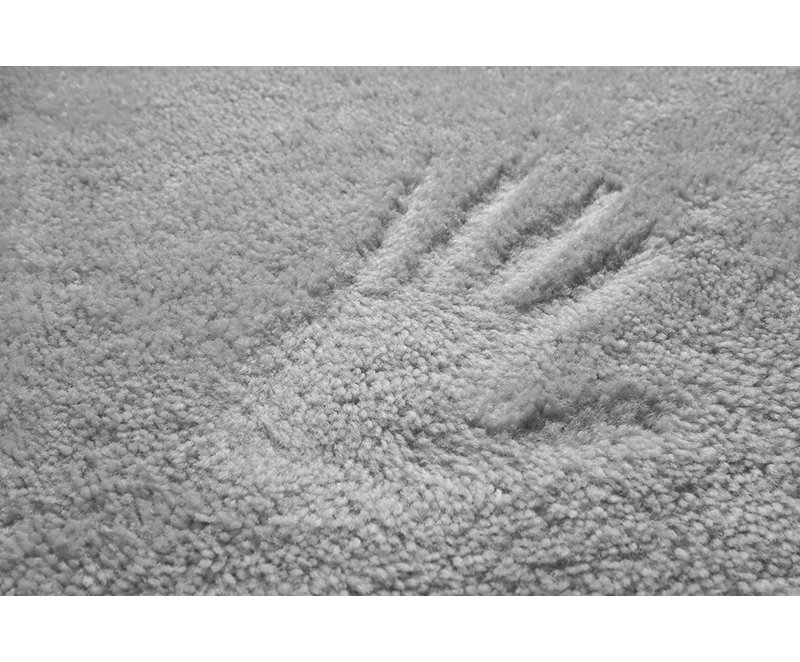 Mccluney Traditional Nylon 2 Piece Bath Rug Set with Non-Slip Backing, Gray