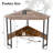 Steel Computer Desk with Built-In Electrical Outlet-1143720236