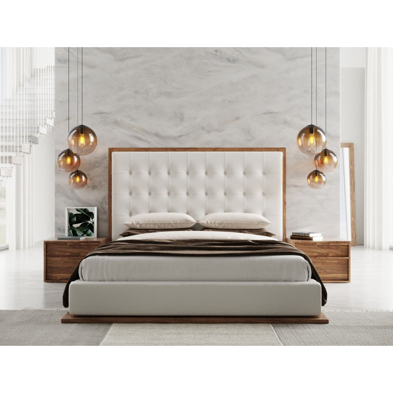 Upholstered Platform Bed, California King