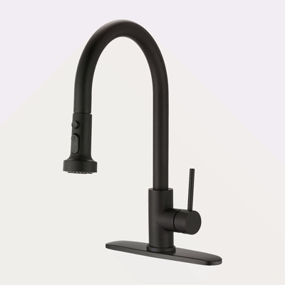 Stainless Steel Pull Down Kitchen Faucet With Sprayer
