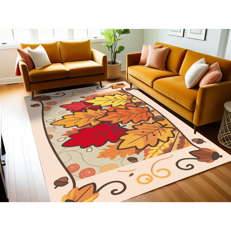 Tapis de Noël East Urban Home, Rectangle 4pi x 6 pi