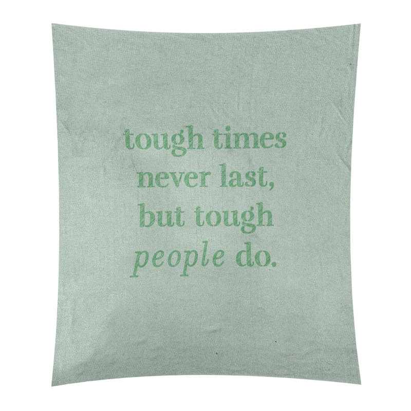 Tapisserie en polyester rigide times, H 27,5 po x l 37,5 po, Vert