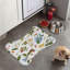 Tapis rétro en forme d'os