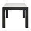 1 pièce Table de salle à manger en faux marbre blanc